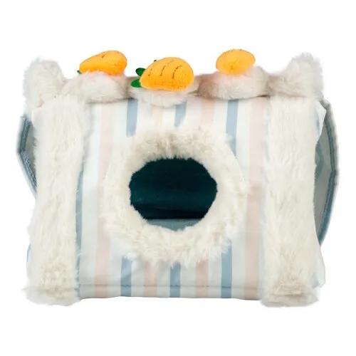 Duvo+ Gestreept triangel huis pluche