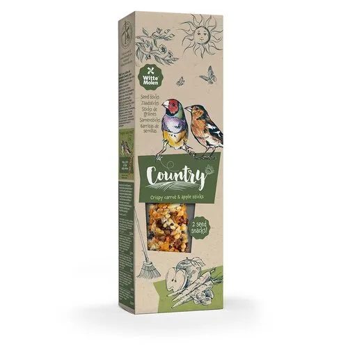 Witte Molen Country zaadsticks vink wortel & appel 60 gram - 2 stuks