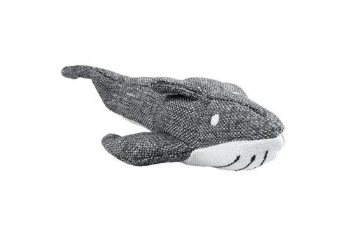 Duvo+ ECO Pluche Walvis 12x21x8cm grijs