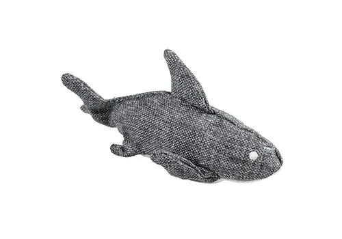 Duvo+ ECO Pluche Haai 20x11x10cm grijs Duvo+ ECO Pluche Haai 20x11x10cm grijs