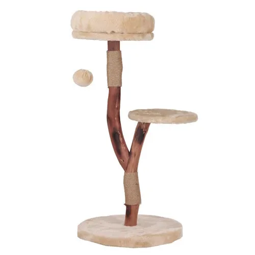 Duvo+ Krabpaal Nina Natural wood | 46x40x86cm
