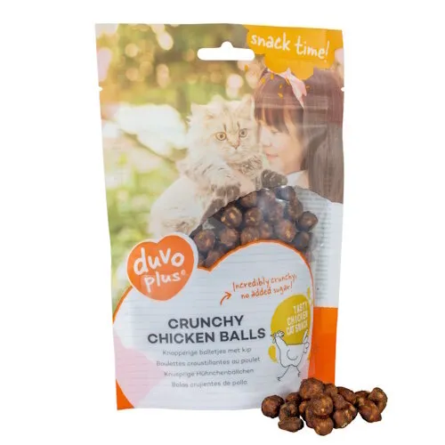 Duvo+ Knapperige Kippenballetjes 50 gram