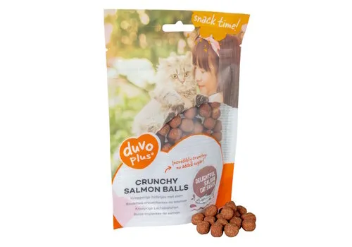 Duvo+ Knapperige Zalmballetjes 50 gram