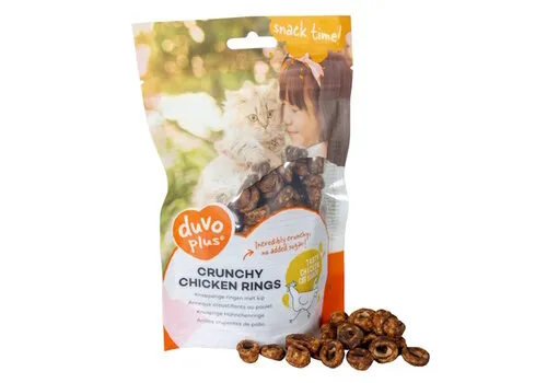 Duvo+ Knapperige Kippenringen 50 gram