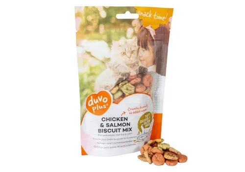 Duvo+ Kippen- En Zalm Koekjesmix 50 gram