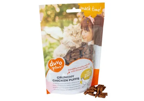Duvo+ Knapperige Kippen Puffs 50 gram