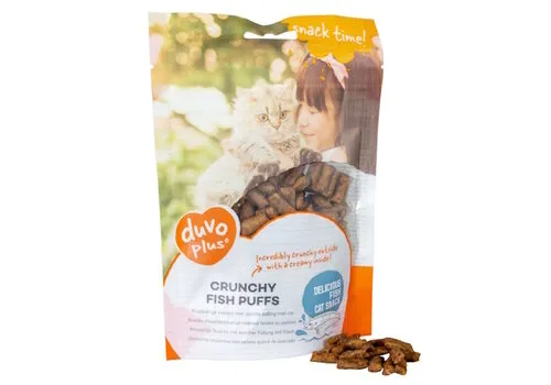 Duvo+ Knapperige Vis Puffs 50 gram