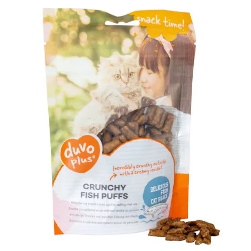 Duvo+ Knapperige Vis Puffs 50 gram
