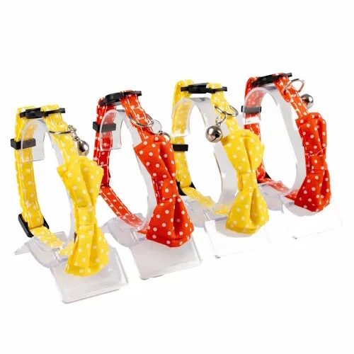 Duvo+ Kattenhalsband Stijvolle Retro Bollen 20-28CM / 10MM