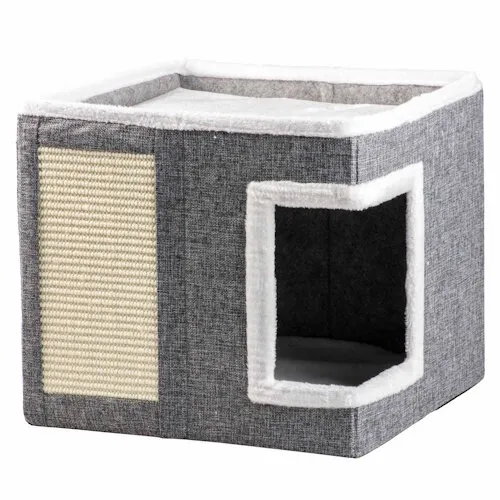 Duvo+ Kattenkrabhuisje Gaby | 39x39x35cm Duvo+ Kattenkrabhuisje Gaby | 39x39x35cm