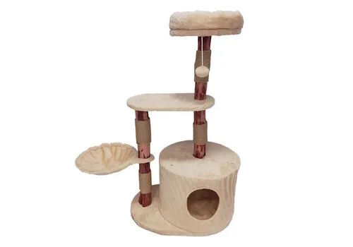 Duvo+ Krabpaal Nuno Natural Wood | 60x40x100cm