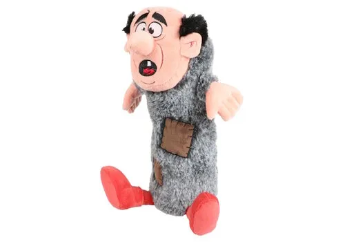 Duvo+ Smurfs Gargamel Smurfen knuffelspeeltje met piepfles