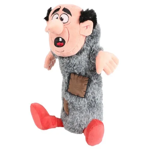 Duvo+ Smurfs Gargamel Smurfen knuffelspeeltje met piepfles