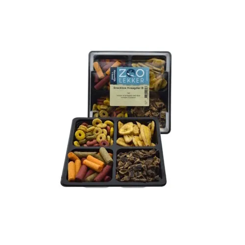 Zoolekker Snackkwartet - snackbox voor knaagdieren