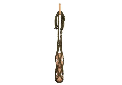 Tweetfeed Vetbolhouder macramé Indy - trendy houder van gerecycled touw