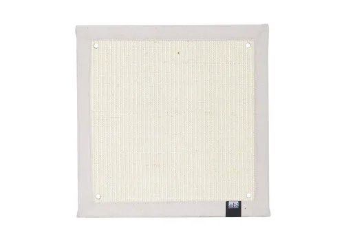 Ebi Krappa Krabmat Vierkant – 38 × 38 × 1,5 cm – Zwart & Wit