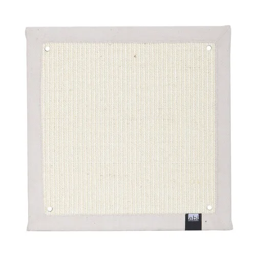 Ebi Krappa Krabmat Vierkant – 38 × 38 × 1,5 cm – Zwart & Wit