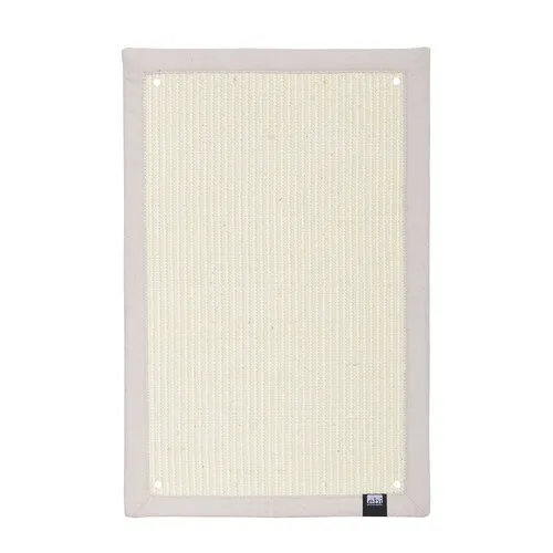 Ebi Krappa Krabmat Hoek – 58 × 38 × 1,5 cm – Zwart & Wit