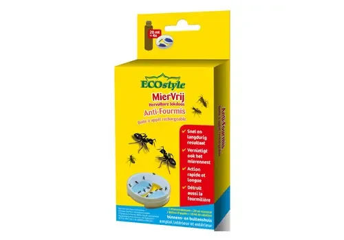 ECOstyle Navulbare mierenlokdoos 2 stuks - effectief tegen mieren