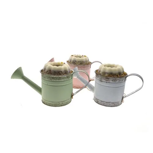 Tweetfeed Vogeltaart gieter zink assorti – 25 × 10 cm