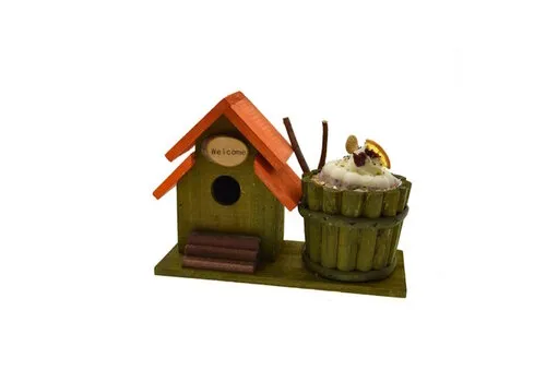 Tweetfeed Vogelhuisje met vogeltaart – 27 × 11 × 19 cm