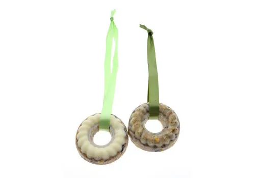 Tweetfeed Vogelkrans hangend assorti – 10 × 10 × 4 cm