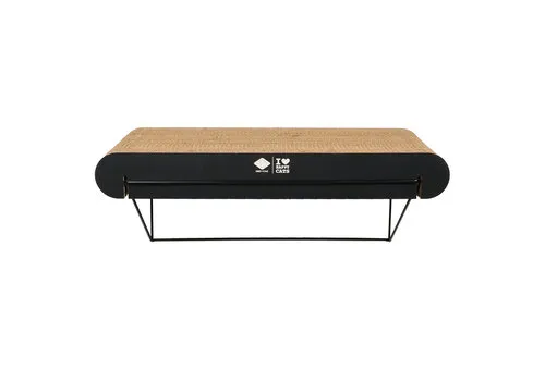 D&D Home Kartonnen Wandplank DAVID – S & L – Bruin/Zwart
