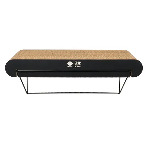 D&D Home Kartonnen Wandplank DAVID – S & L – Bruin/Zwart
