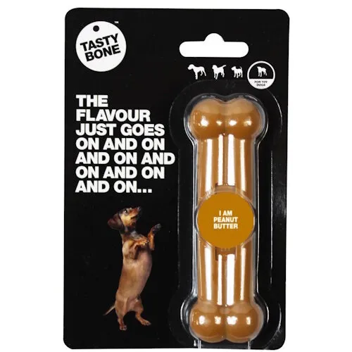 Tasty Bone Peanutbutter Toy - 11 cm