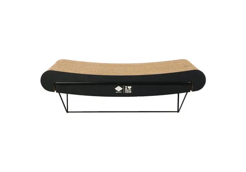 D&D Home Gebogen Kartonnen Wandplank “David” – Bruin/Zwart & Bruin/Beige