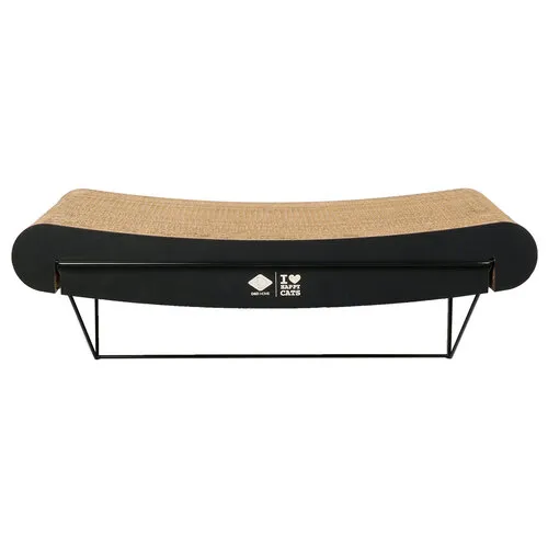 D&D Home Gebogen Kartonnen Wandplank “David” – Bruin/Zwart & Bruin/Beige
