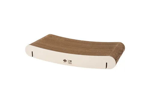 D&D Home Gebogen Kartonnen Wandplank Navulling “David” – Bruin/Zwart & Bruin/Beige