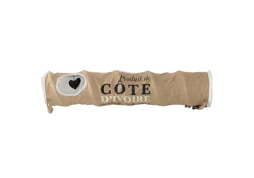 D&D Home Cat Tunnel Cote d’Ivoire Jute – 120×25×25 cm