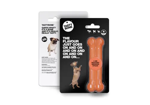 Tasty Bone Smoked Steak Toy - 11 cm