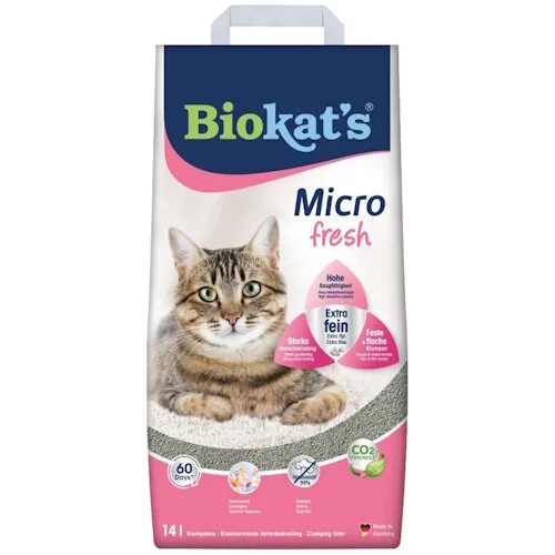 Biokat's Micro Fresh - 14 L kattenbakvulling Biokat's Micro Fresh - 14 L kattenbakvulling