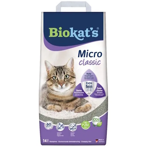 Biokat's Micro Classic - 14 L kattenbakvulling Biokat's Micro Classic - 14 L kattenbakvulling