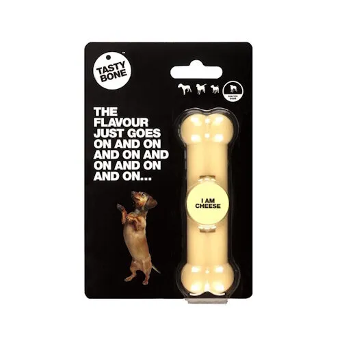 Tasty Bone Cheese Toy - 11 cm