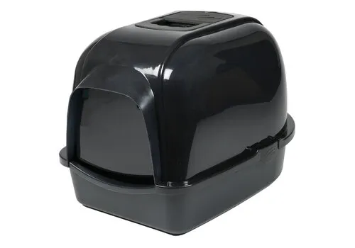 Ebi Kattentoilet Eclipse Transparant/Zwart – M & L