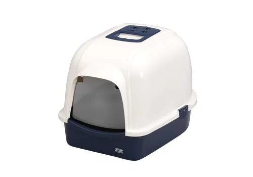 Ebi Kattentoilet Eclipse Wit/Donkerblauw – M & L