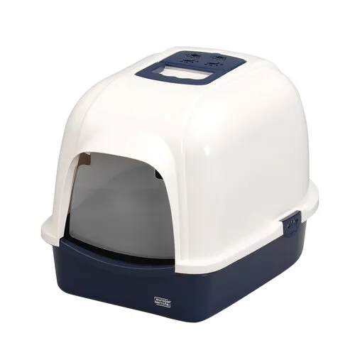 Ebi Kattentoilet Eclipse Wit/Donkerblauw – M & L
