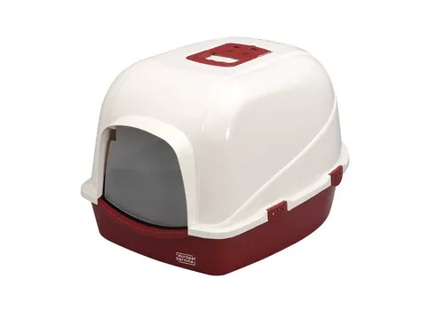 Ebi Kattentoilet Eclipse Wit/Rood – M & L