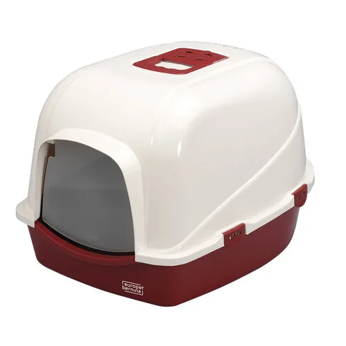 Ebi Kattentoilet Eclipse Wit/Rood – M & L