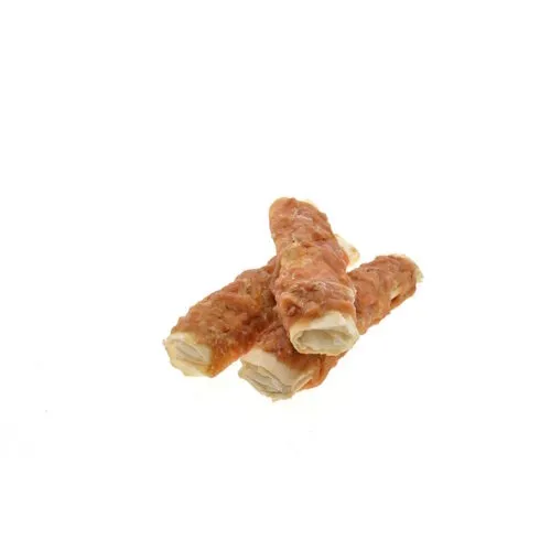 Zoolekker Rawhide rib met kip 19 cm bulk