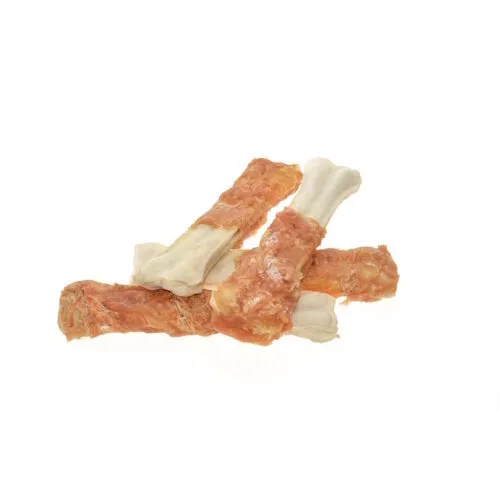 Zoolekker Rawhide bot met kip 20 cm bulk