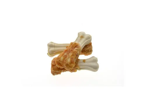 Zoolekker Rawhide bot met kip 11 cm bulk