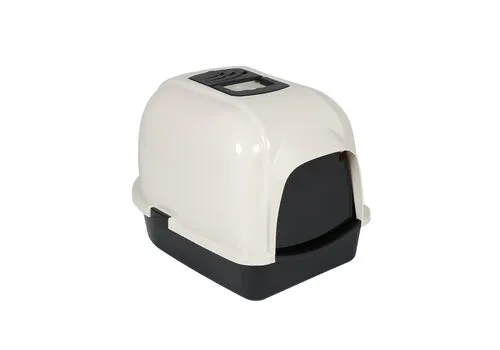 Ebi Kattentoilet Eclipse Crème/Zwart – L (56×70×46 cm)