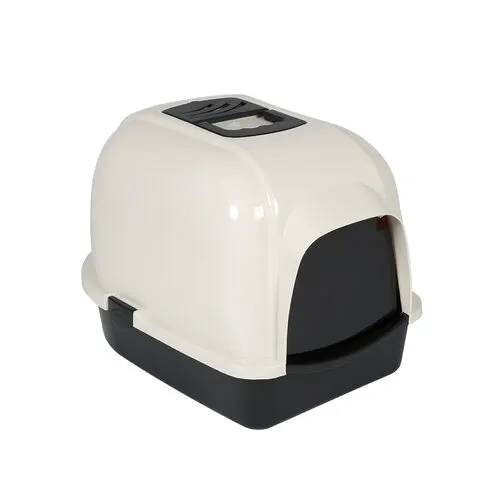 Ebi Kattentoilet Eclipse Crème/Zwart – L (56×70×46 cm)