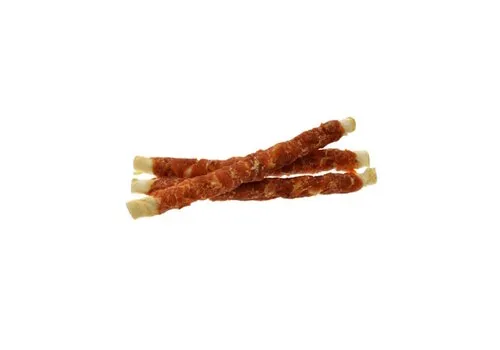 Zoolekker Rawhide stick met kip 24 cm bulk