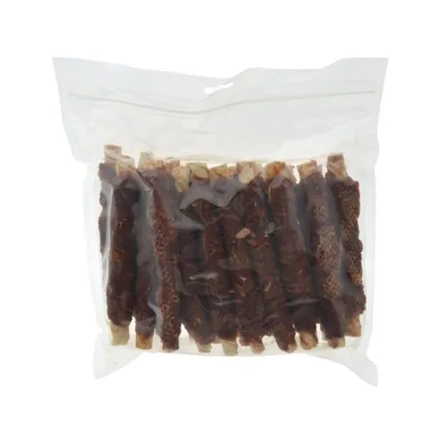 Zoolekker Rawhide stick met eend 18 cm bulk