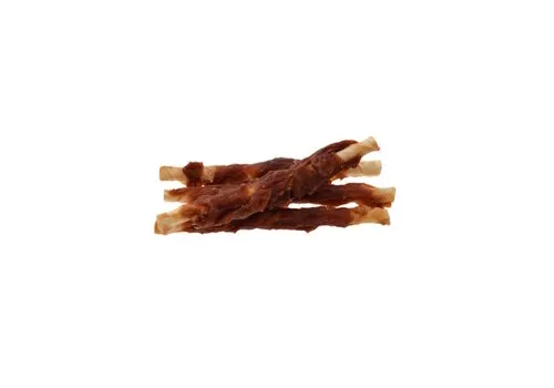 Zoolekker Rawhide stick met eend 12 cm